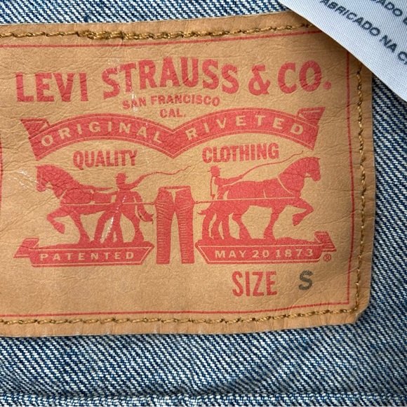 Levi's‎ Denim Trucker Jacket Women's Size Small - Picture 3 of 8